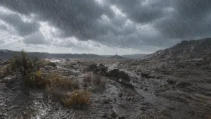 BeamNG.drive bajo la lluvia