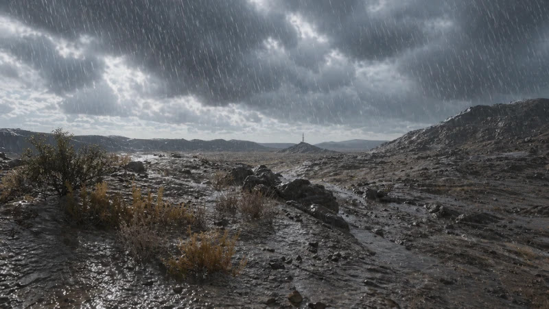 BeamNG.drive 0.39: fecha, novedades y todo lo esperado 1 BeamNG.drive bajo la lluvia