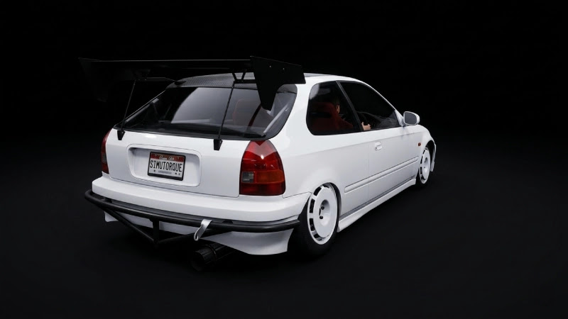 Imagen de un Honda Civic modificado en CarX Street