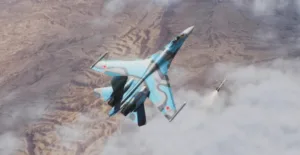 DCS World caza azul