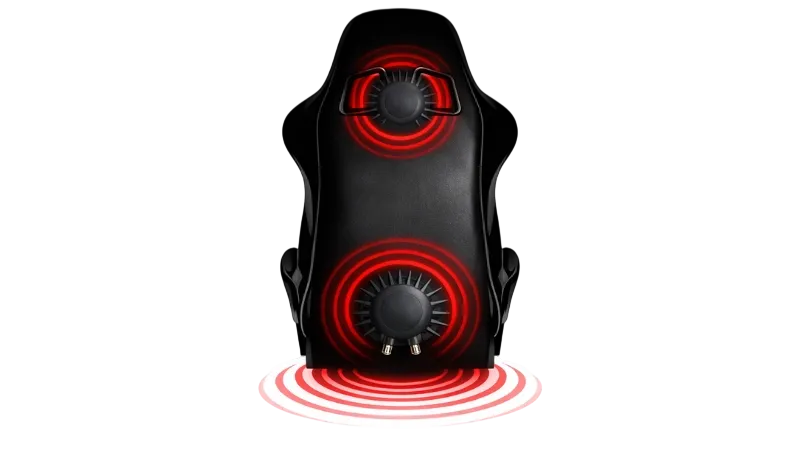 Dayton Audio BST-1: Módulo de vibración simracing barato - Image 6 Colocación Bass Shakers
