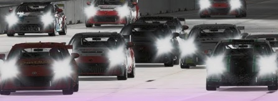 Carrera nocturna en iRacing
