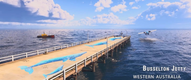 World Update 21 MSFS: Australia se renueva, esto es lo que realmente cambia 6 MSFS WU21 - Busselton Jetty rendimiento