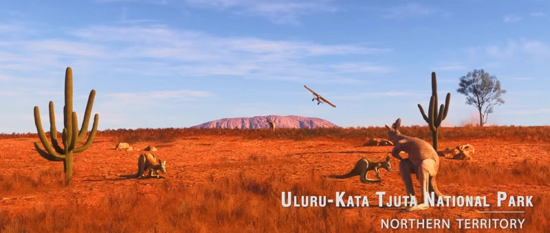 World Update 21 MSFS: Australia se renueva, esto es lo que realmente cambia 7 MSFS WU21 - Uluru Kata Tjuta
