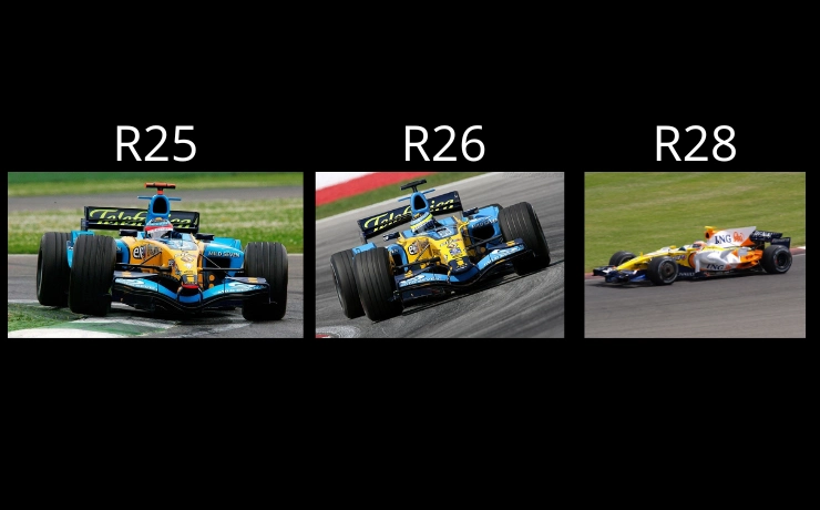 Tres Monoplazas de F1 de Renaul, R25, R26 R28 PARA Automobilista 2.
