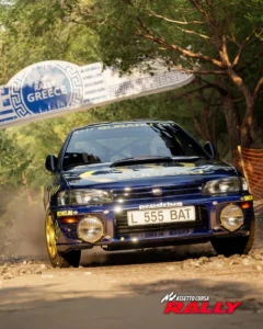 subaru impreza en grecia en assetto corsa rally