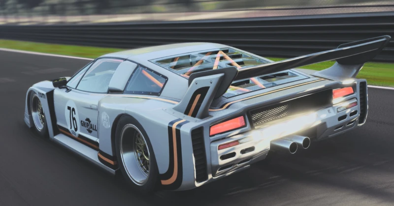 BeamNG.drive 0.39: análisis completo de los leaks y el futuro en PlayStation 5 3 Pasamos a la pista con esta filtración de la bestia de carreras de cola larga blanca y detalles dorados. Esta toma trasera es puro porno para los ingenieros técnicos.