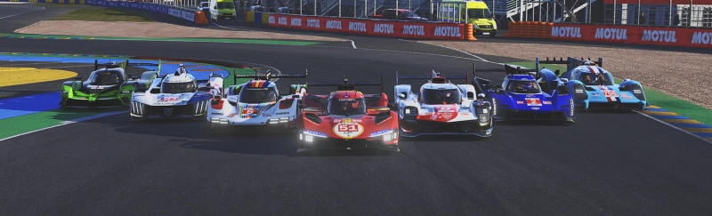 ¿Está Le Mans Ultimate convirtiéndose en el mejor simulador de resistencia? 4 Varios coches del videojuego Le Mans Ultimate