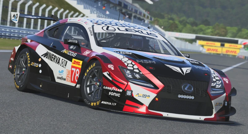 ¿Está Le Mans Ultimate convirtiéndose en el mejor simulador de resistencia? 3 El Lexus RC F del videojuego Le Mans Ultimate