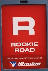 Tarjeta de Rookie en iRacing