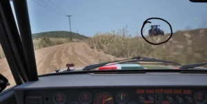Tractor encontrado en primero gameplay de Assetto corsa Rally