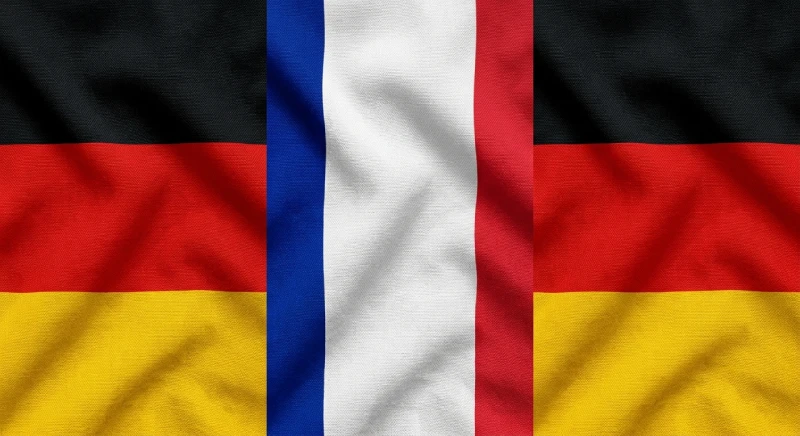 Banderas de Alemania y Francia
