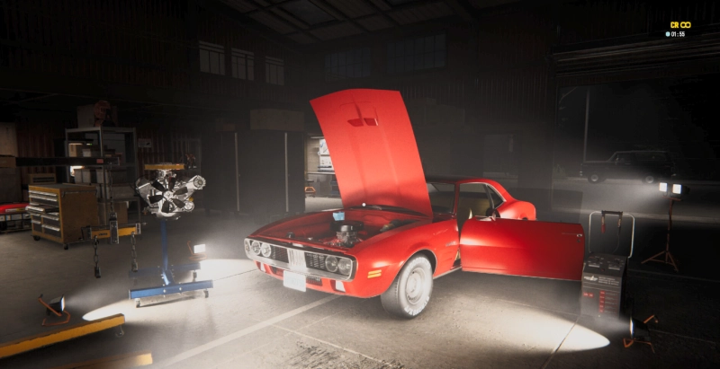 Car Mechanic Simulator 2026: Novedades y Demo de Steam 3 Car Mechanic Simulator 2026 ciclo día noche