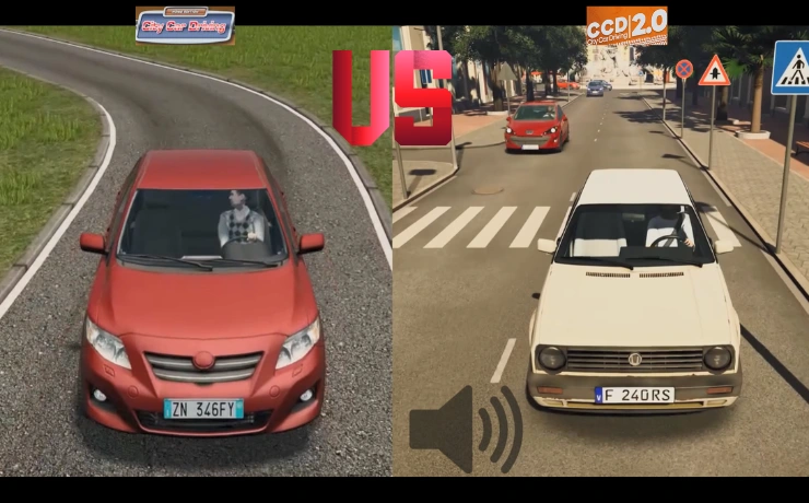 City Car Driving 2.0 vs City Car Driving 1