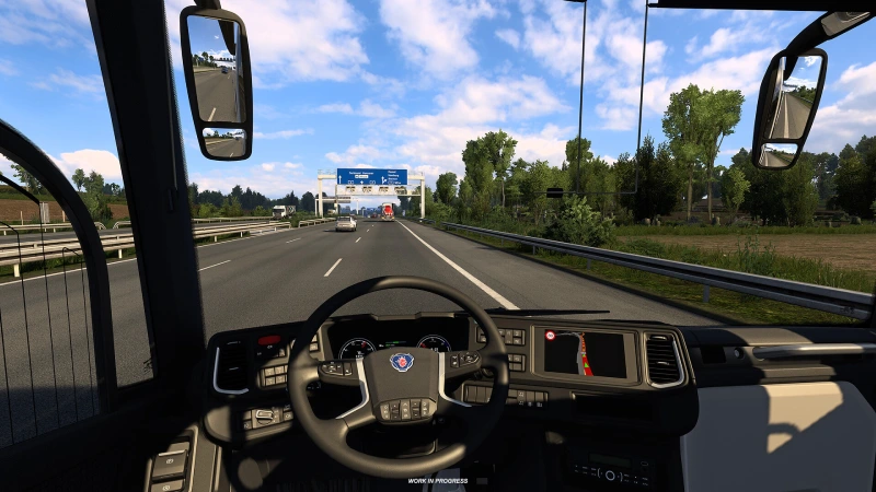 ETS 2 coaches: nuevas funciones confirman su profundidad 2 ets2 coaches con pantalla integrada