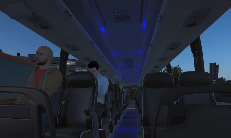 ETS 2 coaches: nuevas funciones confirman su profundidad 5 Luz interior en los nuevos buses de ets 2