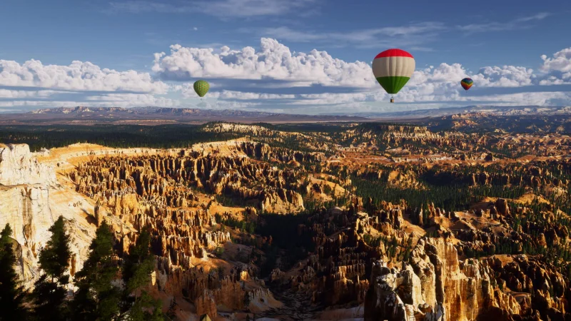 bryce canyon en microsoft flight simulator