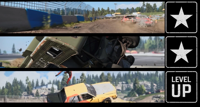 player progression en wreckfest 2
