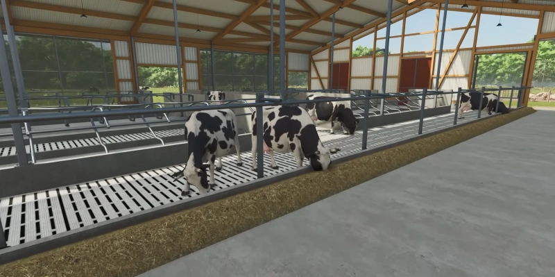Farming Simulator 25 Beans & Alpacas muestra sus primeras novedades 6 Vacas en Farming Simulator 25