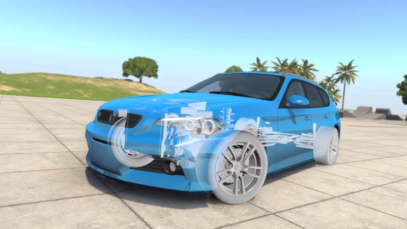 Touge Attack: el juego que quiere recuperar la esencia del touge japonés de los años 90 8 BeamNG.Drive Físicas Realistas