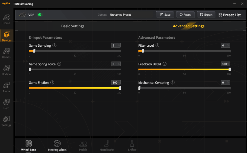 PXN VD6: Test de Estrés y Opinión Real | SimuTorque 25 Advanced settings en el software de PXN