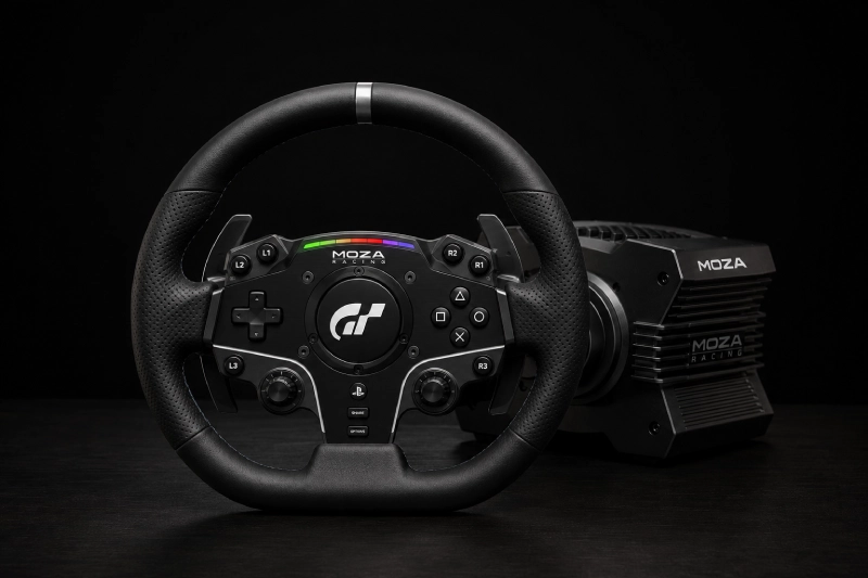 Volante MOZA PlayStation: todo lo que sabemos sobre su llegada a Gran Turismo 7 4 Boceto del nuevo volante de moza playstation