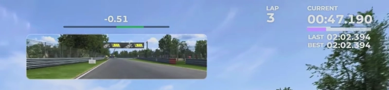 RaceRoom estrena un nuevo HUD completamente rediseñado y sienta las bases de su futuro 14 Nuevo Hud delta en Raceroom