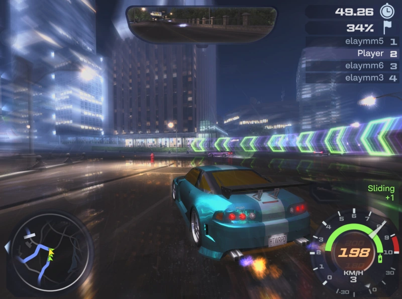 Heatwarped es un juego de carreras callejeras arcade de mundo abierto ambientado en la década de los 2000, que ofrece una conducción llena de adrenalina, amplias opciones de personalización, entornos detallados y una banda sonora que te sumerge en las carreras y realza la atmósfera de la ciudad nocturna que te rodea.