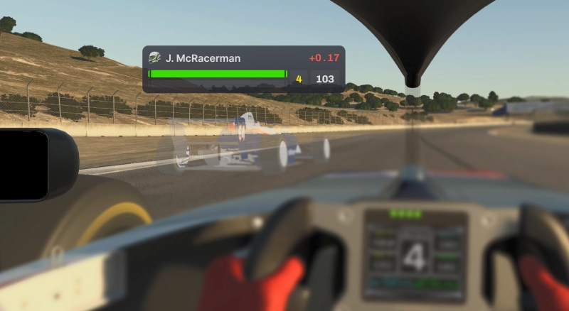 Mejoras para el coche fantasma en Iracing