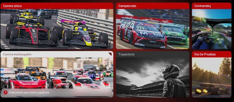Race pace Automobilista 2: el mod que añade un modo carrera al simulador 8 Menú principal Automobilista 2