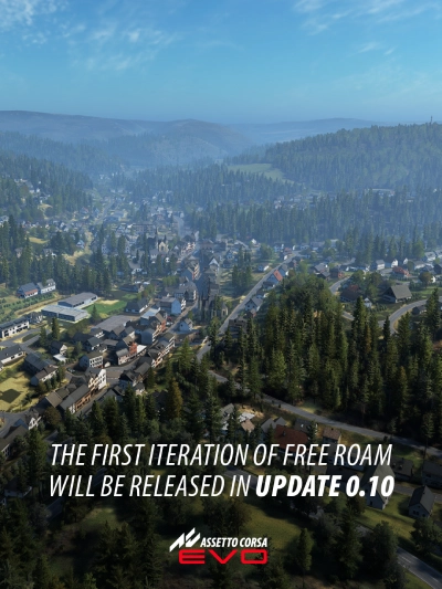 Assetto Corsa EVO Eifel Free Roam llegará con la Update 0.10 7 Detalle del entorno rural del Eifel Free Roam en Assetto Corsa EVO
