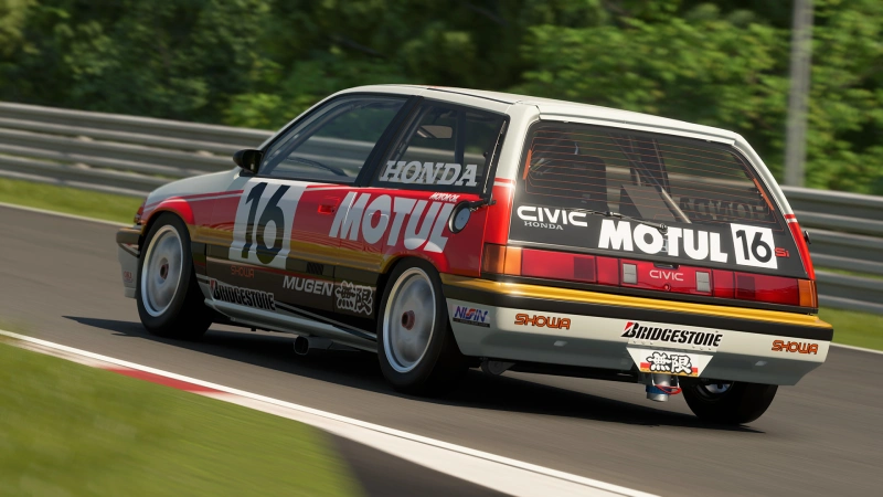 Actualización Spec IV de Gran Turismo 7: 12 coches y 2 circuitos increíbles 7 Honda civic Motul Gran Turismo 7