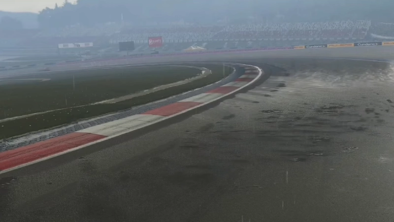 True2Track: el sistema de fluidos de Project Motor Racing 2 True2Track es el sistema de fluidos de Project Motor Racing que simula el agua, la lluvia y los cambios de agarre sobre la pista.
