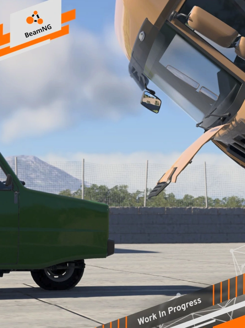 BeamNG.drive esconde un nuevo camión en su último teaser de PS5 4 nuevo camion para beamng.drive en frente del pigeon