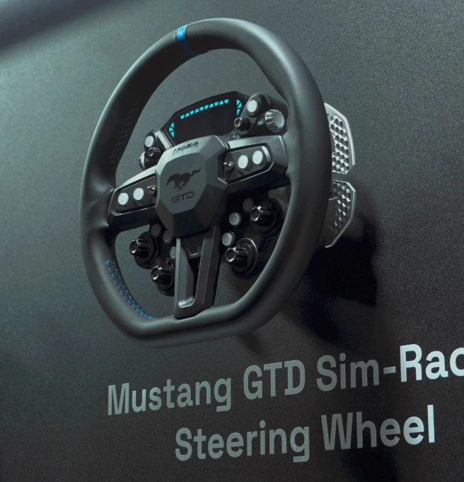 MOZA Racing en PS5: tres nuevos volantes 5 Volante Moza Ford Mustang GTD