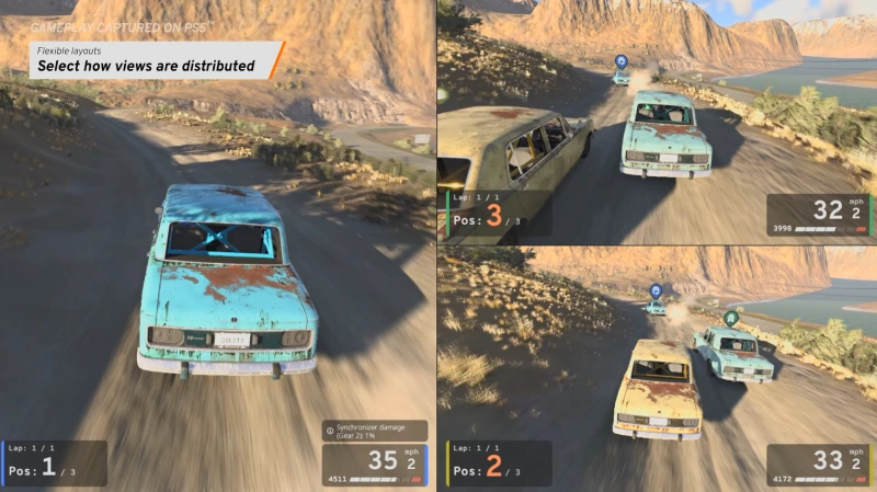 BeamNG.drive muestra su pantalla dividida para hasta 4 jugadores 3 BeamNG.drive pantalla dividida